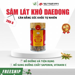 Sâm Lát Khô Daedong Lọ 200gr - Cân Bằng Sức Khỏe Tự Nhiên