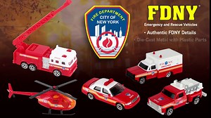 Daron FDNY Vehicle Gift Set, 5-Piece