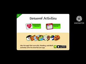Starfall Calendar December 25, 2024 & January 1, 2025