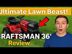 Craftsman 36" Gas Riding Lawn Mower | 11.5 HP Power for a Perfect Lawn!