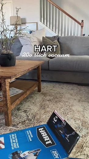 HART 20v Stick Vacuum - Cordless Cleaning Convenience