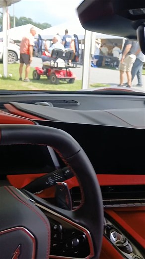 What do YOU Think! NEW C8 Interior! @Corvette-Dan #carlisle #corvette #car #shorts