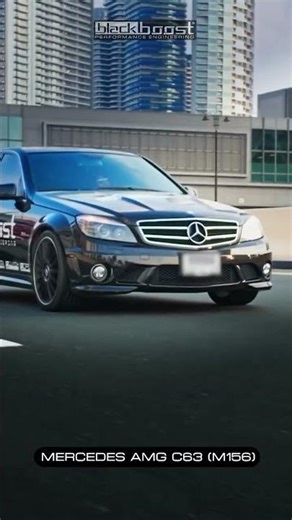 The Mercedes AMG C63 M156 6 2L V8 breathes deeper with the BlackBoost Cold Air Intake