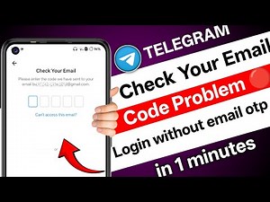 Fix Telegram Please Enter The Code Error | Telegram Email Code Not Received Solution