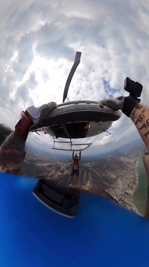 🤩🪂🤘🏻 Enjoy with @skydiving_official✅ . . . ⠀⠀⠀⠀⠀ . . ⠀⠀⠀⠀⠀⠀⠀⠀ Posted • @maaschedpotatoes POV: it’s not raining balls in California and you are hanging from helicopters @skydiveelsinore #skydive #skydiving #skydiver #extremesport #adventurepost #fly #explorepage #fullsend #reels #reelsinstagram