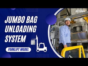 The Jumbo Bag Unloading System: Forklift Model #jumbobagunloading #materialhandlingsolutions