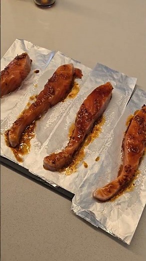 grilled salmon in the Masterbuilt gravity 800. using DC chilli oil!