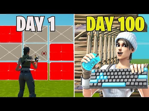 My Day 1 to Day 100 Fortnite CONTROLLER to KEYBOARD & MOUSE Progression...