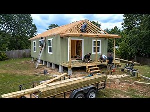 From Bare Foundation to a $30,000 Tiny House | Full Build Time-Lapse | Atlas Building Systems