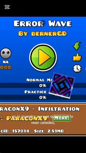 Error Wave de #geometrydash #parati