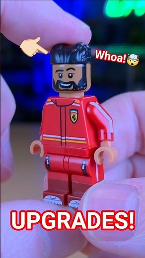 This LEGO F1 Ferrari Minifigure Got Some SERIOUS Upgrades!