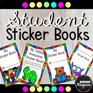 Student Sticker Reward Books | Printable Behavior & Classroom Management System