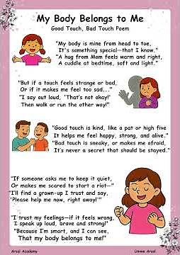 Good Touch Bad Touch | My body belongs to me | Stay away #good #goodtouchbadtouch #badtouch #shorts