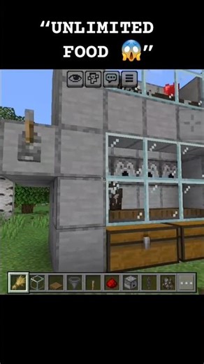 👉 Unlimited Food & Leather Farm 😱 OP Survival Trick in Minecraft!