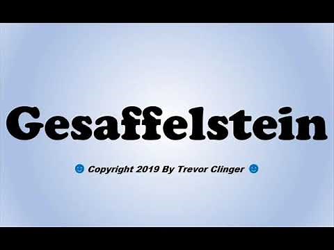 How To Pronounce Gesaffelstein