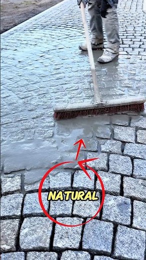 Traditional Cobblestone Road Installation | Stone Pavement Construction Process.