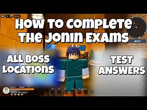 How to do the Jonin Exams in Ninja Time