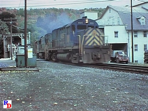 D&H train NE84 is seen at two locations. From the JPM show "Railfanning the Delaware & Hudson Volume 2" https://rfd.video/DandH2 #delawarehudson #delawarehudsonrailway #dandh #alcolocomotive #alcolocomotives #alcoloco | Railfan Depot