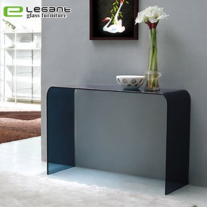[Hot Item] Modern Grey Glass Console Desk