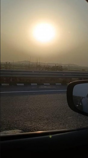 Golden Sunset Drive POV | Relaxing Evening Ride #carpov #nightdrive #delhiroads #comfortabledriving