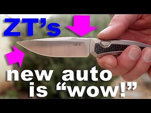 Zero Tolerance's New Auto is Amazing. ZT 0556 knife Review