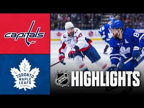 Capitals vs. Maple Leafs | NHL Highlights | April 08, 2026