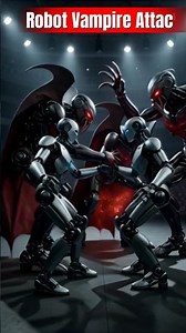 Robot Vampire Attack Caught on Camera! #shorts