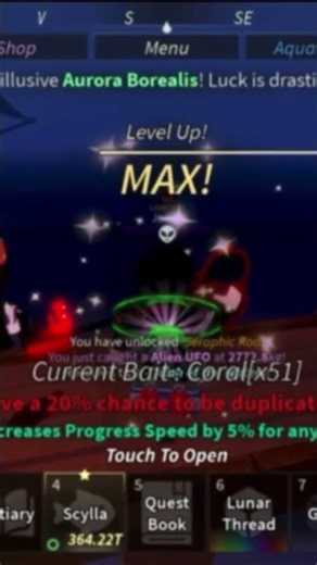 Getting seraphic rod #fisch#comeback#roblox