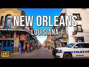Driving Around French Quarter [4K] | New Orleans | Louisiana