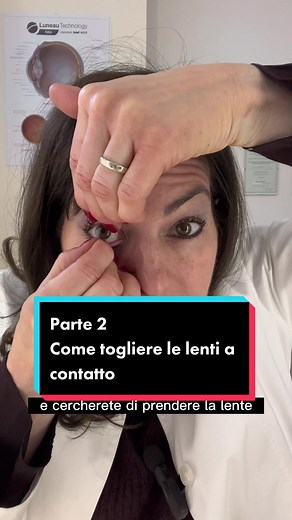 Parte 2: come togliere le lenti a contatto. ⚠️ Questo è solo un tutorial, è fondamentale la prima volta farla dal vivo con l’aiuto di un contattologo! #otticaponticello #lentiacontatto #imparacontiktok #impara #imparacontiktokitalia