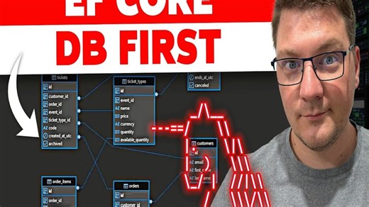 DB-First 与 EF Core：从现有数据库中构建 DbContext（逐步）