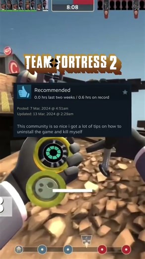 Crazy Steam Reviews - Team Fortress 2 #steam #reviews #gaming #teamfortress2 #memes