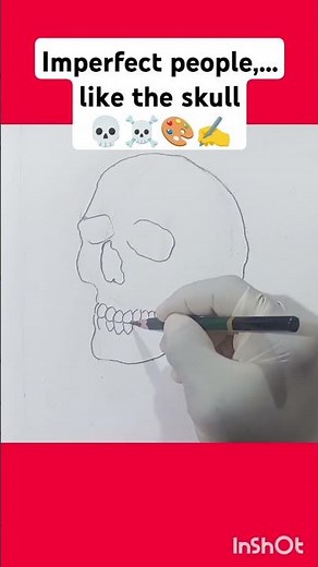Drawing Skull 💀 #anatomyart