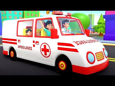 Wheels On The Ambulance Nursery Rhyme & Song for Children