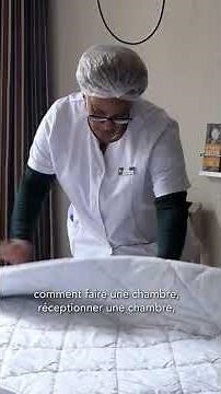 Sandra, en formation employé d’étage en hôtellerie à l’Afpa d’Olivet