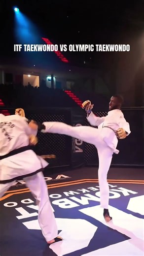 ITF Taekwondo vs Olympic Taekwondo on Kombat Taekwondo Rules #kombattaekwondo #taekwondo