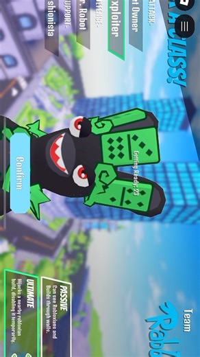 Playing A Match In Rabbids Takeover #roblox #shorts #mgps