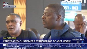 9.9K views · 60 reactions | SAA customers have suffered the brunt of the pilot strike action. Some of the passengers who spoke to eNCA reporter Heidi Giokos say they are struggling to get home. #DStv403 #eNCA | eNCAnews | Facebook