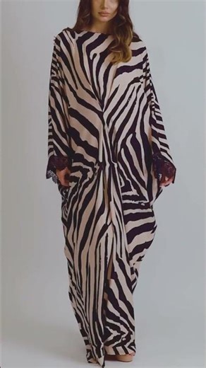 RAM25 JAMILA ZEBRA PRINT KAFTAN#Qabeela #RAM25 #JamilaKaftan #ModestLuxury #LuxuryKaftan