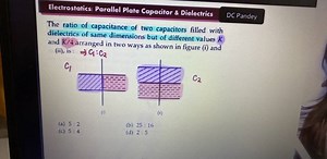 Electrostatics: Parallel Plate Capacitor \& DielectricsDC Pand... | Filo