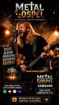 EU CONFIO EM TI 🔥 | Metal Gospel Poderoso que Fortalece a Fé