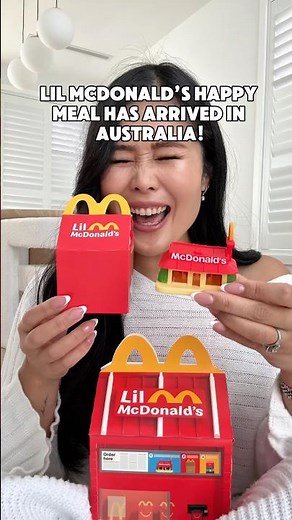 Lil McDonald’s Happy Meals are in Australia!!! The CUTEST collectables omg