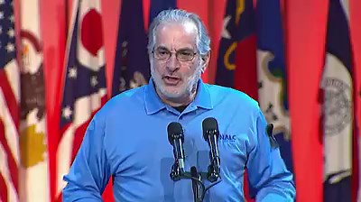 6.4K views · 107 reactions | President Rolando and the Convention recognize our Veterans (red shirts) who later in the day, showed overwhelming support in helping to stuff 2000 bags for Homeless Veterans! | National Association of Letter Carriers | Facebook