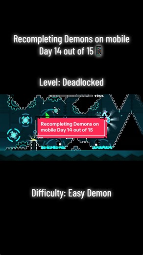 Exploring the Deadlocked Level in Geometry Dash