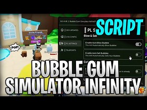 Bubble Gum Simulator INFINITY Script Auto Farm, Inf Gems And Coins Roblox 2025