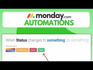 Monday.com AUTOMATIONS - Monday.com TUTORIAL For BEGINNERS