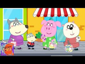 Jenny Plays with Wolfoo in Doll House Toys Funny Cartoons for Kids | Wolfoo | Dolls And Toys