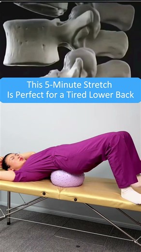 Feeling Tired After Sitting All Day Try This Gentle 5 Minute Lower Back Stretch