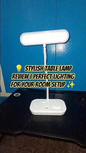 💡 Stylish Table Lamp Review | Perfect Lighting for Your Room Setup ✨