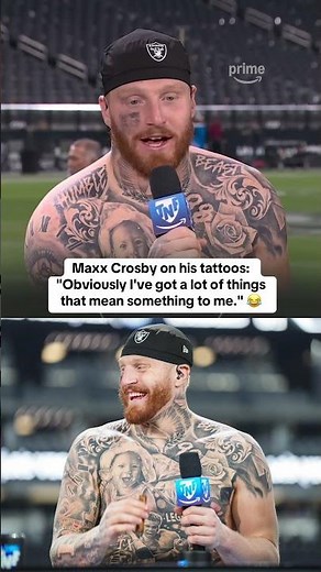 Maxx Crosby explains his Tattoos ✒️ #shorts